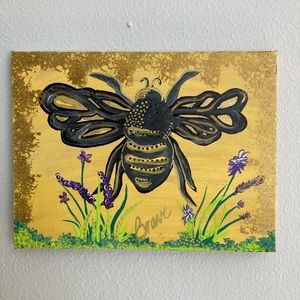 Bee Brave 🐝 Hand crafted decor